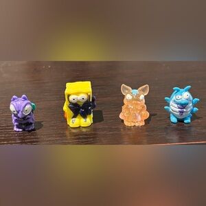 Lot of 4 Rare Special Trash Pack Unlady Bug Gas Ghost Feral Fridge Icky Stinger